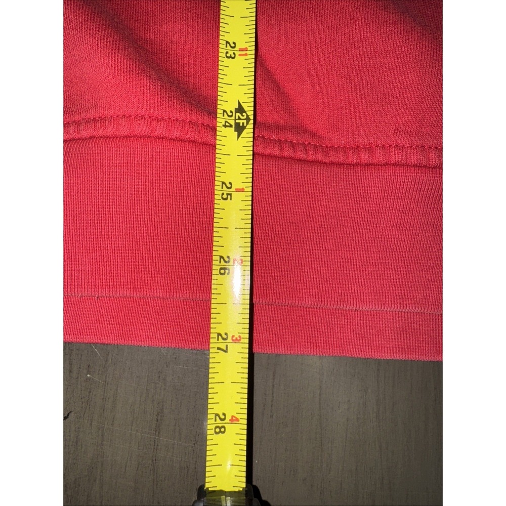 Vintage Nike Crewneck Sweatshirt Size‎ large center swoosh 90s nike Red Gray - Picture 6 of 10